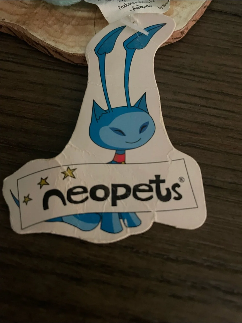 Vintage 2002 Neopets Blue Aisha limited edition plush toy